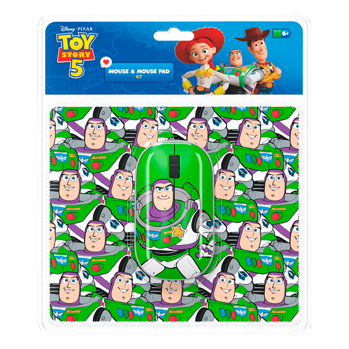 Mouse Xtech Xtm-Dkt10Ts + Alfom Toy Story Multicolor